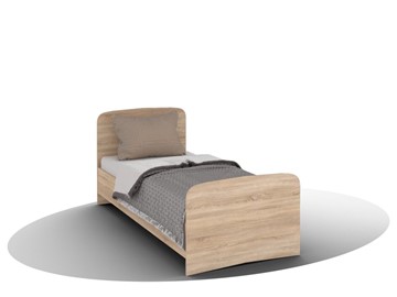 Односпальная кровать ВЕГА Кровать Кр-08 900 с плоским основанием (Сонома) в Анадыре