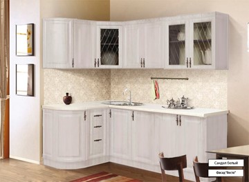 Модульная кухня Веста 1330х2200, цвет Сандал белый в Анадыре
