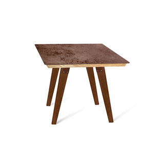 Керамический обеденный стол SHT-TU16 (4 шт.)/ТT8 60/60 (темный орех/прозрачный лак/коричневая сепия) в Анадыре
