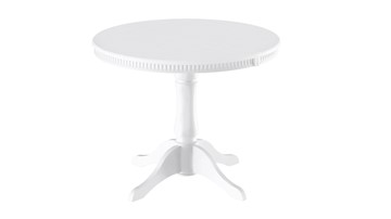 Круглый стол на кухню Орландо Т1, цвет Белый матовый (Б-111.02.1) в Анадыре