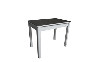 Стеклянный обеденный стол Айсберг-1СТ белое-черное в Анадыре