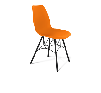 Обеденный стул SHT-ST29/S100 (оранжевый ral2003/черный муар) в Анадыре