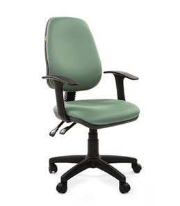 Кресло компьютерное CHAIRMAN 661 Ткань стандарт 15-158 зеленая в Анадыре