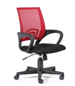 Компьютерное кресло CHAIRMAN 696 black Сетчатый акрил DW69 красный в Анадыре