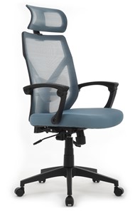 Кресло компьютерное Design OLIVER W-203 AC, Синий в Анадыре
