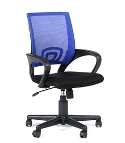 Офисное кресло CHAIRMAN 696 black Сетчатый акрил DW61 синий в Анадыре
