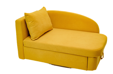 Мягкий диван левый Тедди желтый в Анадыре