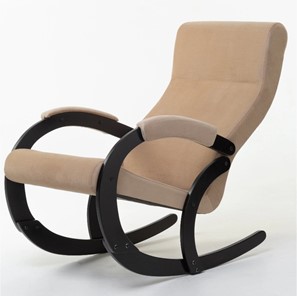 Кресло-качалка в гостиную Корсика, ткань Amigo Beige 34-Т-AB в Анадыре