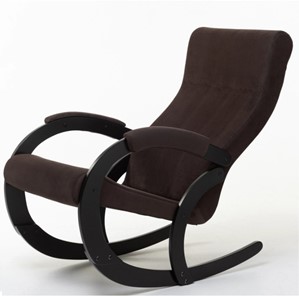 Кресло-качалка в гостиную Корсика, ткань Amigo Coffee 34-Т-AC в Анадыре