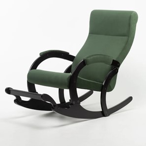 Кресло-качалка в гостиную Марсель, ткань Amigo Green 33-Т-AG в Анадыре