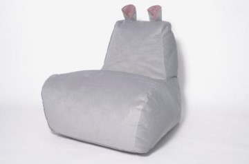 Кресло-мешок Бегемот серый в Анадыре