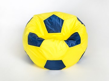 Кресло-мешок Мяч малый, желто-синий в Анадыре
