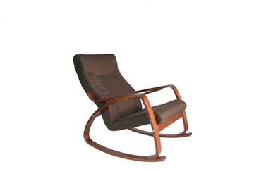 Кресло-качалка Женева, ткань шоколад в Анадыре