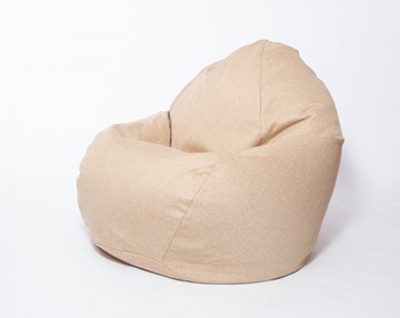 Кресло-мешок Макси, рогожка, 150х100, песочное в Анадыре