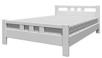 Полутороспальная кровать Вероника-2 (Белый Античный) 140х200 в Анадыре