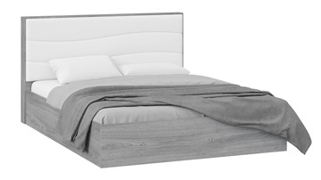 Кровать с механизмом двуспальная Миранда тип 1 (Дуб Гамильтон/Белый глянец) в Анадыре