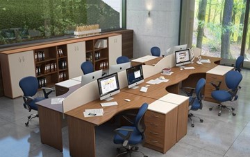 Мебель для персонала IMAGO - рабочее место, шкафы для документов в Анадыре