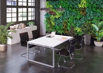 Набор мебели в офис Metal System Style (Серый/Белый) в Анадыре