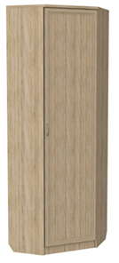 Распашной шкаф 402 угловой со штангой, цвет Дуб Сонома в Анадыре