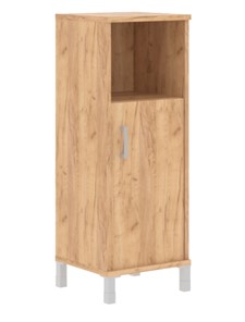 Шкаф для офиса Born В 421.2 R правый колонка средняя с глухой малой дверью 475х450х1286 мм, Дуб Бофорд в Анадыре