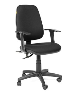 Кресло CHAIRMAN 661 Ткань стандарт 15-21 черная в Анадыре