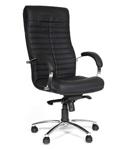 Офисное кресло CHAIRMAN 480 Экокожа премиум черная в Анадыре